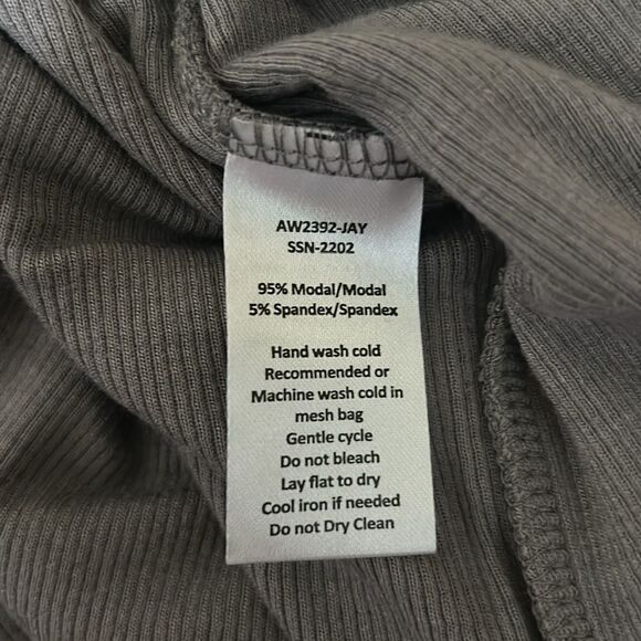 NWT ATM Anthony Thomas Melillo Modal Rib Knit Stretch Midi Dress in Snake size S - Picture 12 of 12